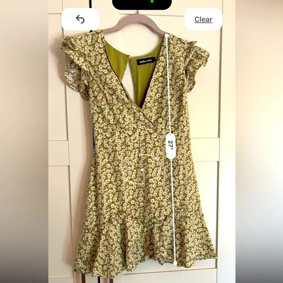 Sundae Muse Gracie Dress in Green Size 8 - Picture 7 of 7